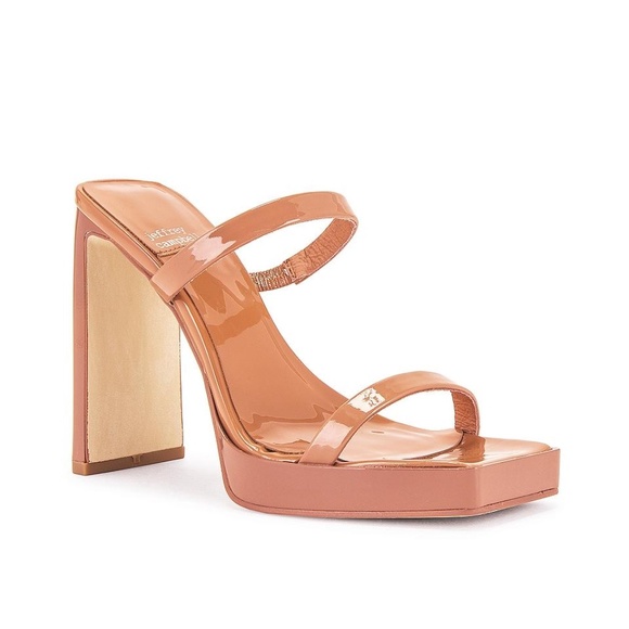 Jeffrey Campbell Shoes - Jeffrey Campbell Hustler Platform Mule Dusty Blush